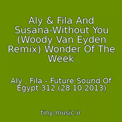 کاور آهنگ Aly & Fila And Susana-Without You (Woody Van Eyden Remix) Wonder Of The Week از Aly , Fila - Future Sound Of Egypt 312 (28.10.2013)