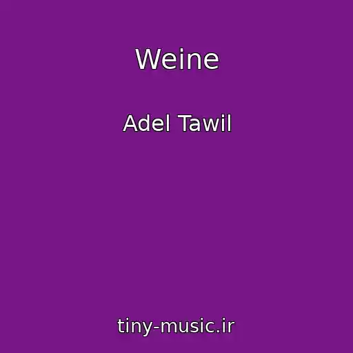 کاور آهنگ Weine از Adel Tawil