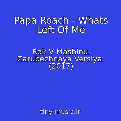 کاور آهنگ Papa Roach - Whats Left Of Me از Rok V Mashinu. Zarubezhnaya Versiya. (2017)
