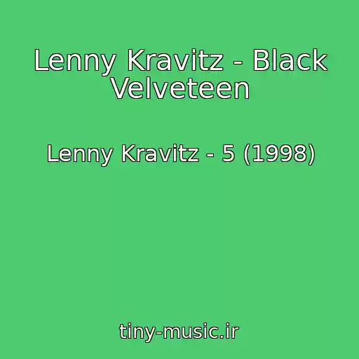 کاور آهنگ Lenny Kravitz - Black Velveteen از Lenny Kravitz - 5 (1998)