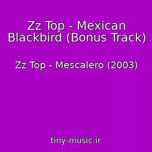 کاور آهنگ Zz Top - Mexican Blackbird (Bonus Track) از Zz Top - Mescalero (2003)