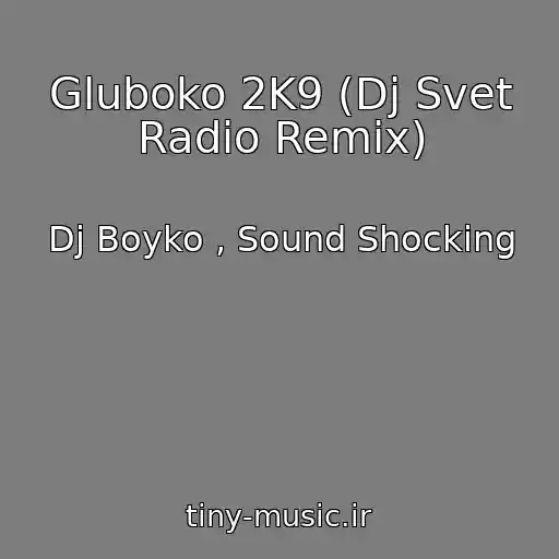 کاور آهنگ Gluboko 2K9 (Dj Svet Radio Remix) از Dj Boyko , Sound Shocking