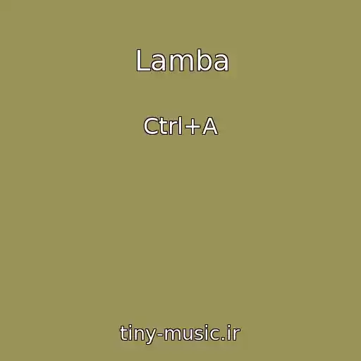 کاور آهنگ Lamba از Ctrl+A