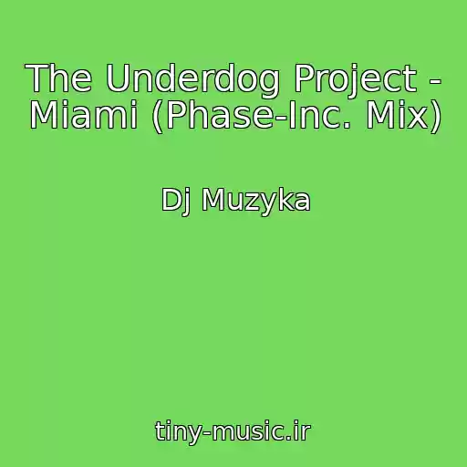 کاور آهنگ The Underdog Project - Miami (Phase-Inc. Mix) از Dj Muzyka