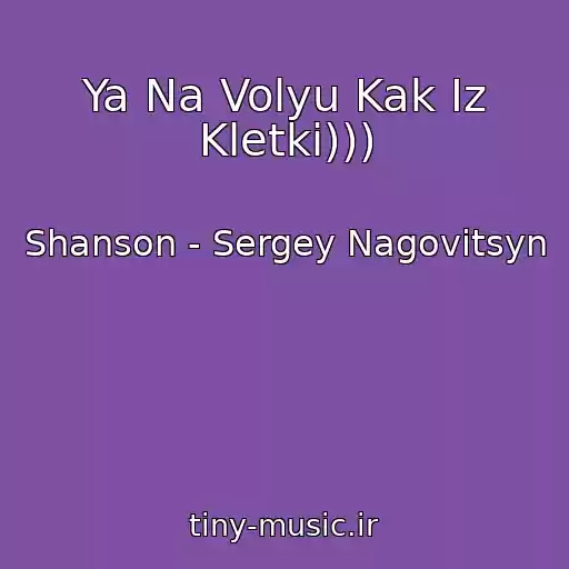 کاور آهنگ Ya Na Volyu Kak Iz Kletki))) از Shanson - Sergey Nagovitsyn