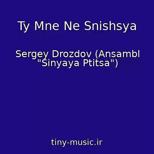 کاور آهنگ Ty Mne Ne Snishsya از Sergey Drozdov (Ansambl "Sinyaya Ptitsa")