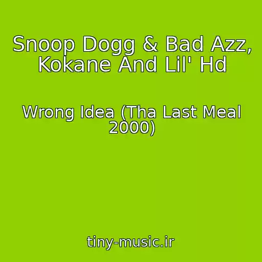 کاور آهنگ Snoop Dogg & Bad Azz, Kokane And Lil' Hd از Wrong Idea (Tha Last Meal 2000)