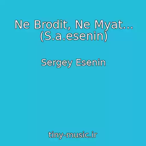کاور آهنگ Ne Brodit, Ne Myat... (S.a.esenin) از Sergey Esenin