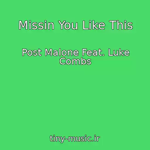 کاور آهنگ Missin You Like This از Post Malone Feat. Luke Combs