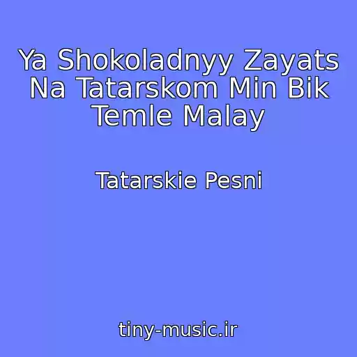 کاور آهنگ Ya Shokoladnyy Zayats Na Tatarskom Min Bik Temle Malay از Tatarskie Pesni