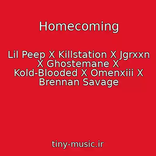 کاور آهنگ Homecoming از Lil Peep X Killstation X Jgrxxn X Ghostemane X Kold-Blooded X Omenxiii X Brennan Savage