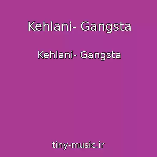 کاور آهنگ Kehlani- Gangsta از Kehlani- Gangsta
