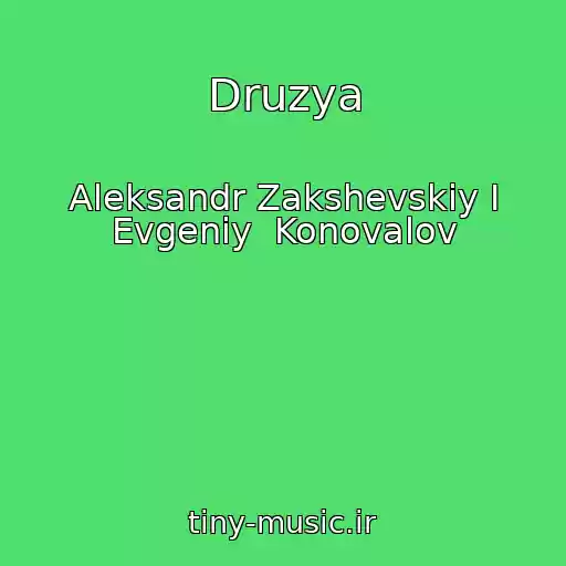 کاور آهنگ Druzya از Aleksandr Zakshevskiy I Evgeniy  Konovalov