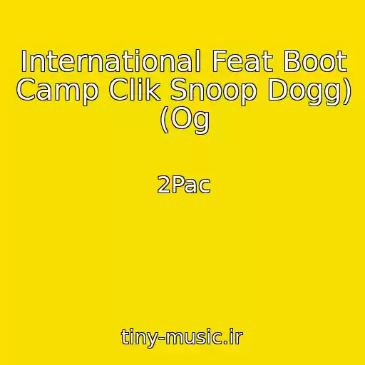 کاور آهنگ International Feat Boot Camp Clik Snoop Dogg) (Og از 2Pac