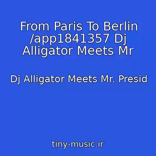 کاور آهنگ From Paris To Berlin /app1841357 Dj Alligator Meets Mr از Dj Alligator Meets Mr. Presid