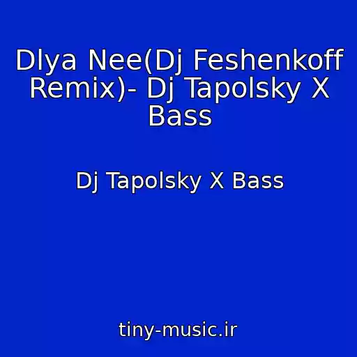 کاور آهنگ Dlya Nee(Dj Feshenkoff Remix)- Dj Tapolsky X Bass از Dj Tapolsky X Bass