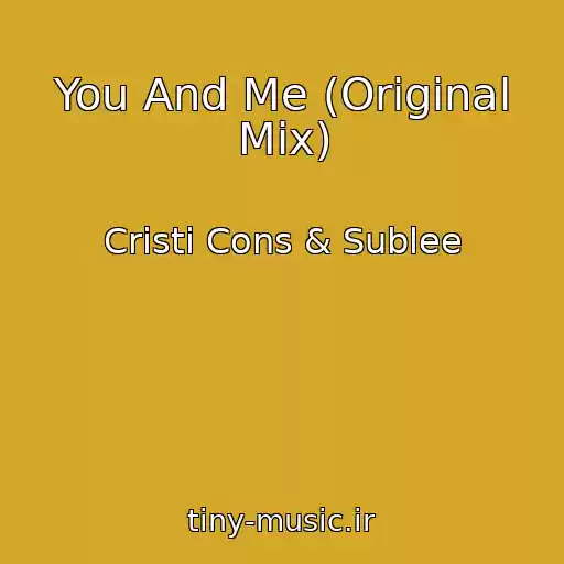 کاور آهنگ You And Me (Original Mix) از Cristi Cons & Sublee
