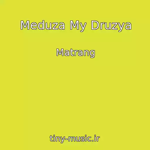 کاور آهنگ Meduza My Druzya از Matrang