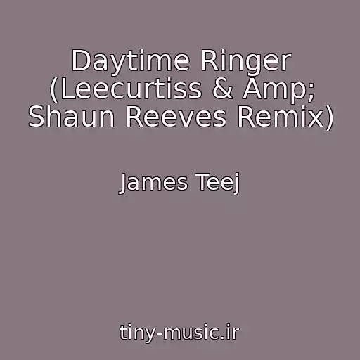 کاور آهنگ Daytime Ringer (Leecurtiss & Amp; Shaun Reeves Remix) از James Teej
