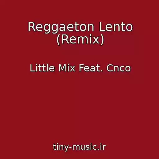 کاور آهنگ Reggaeton Lento (Remix) از Little Mix Feat. Cnco