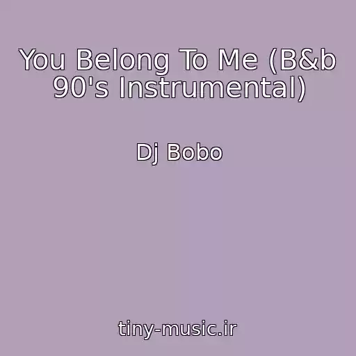 کاور آهنگ You Belong To Me (B&b 90's Instrumental) از Dj Bobo