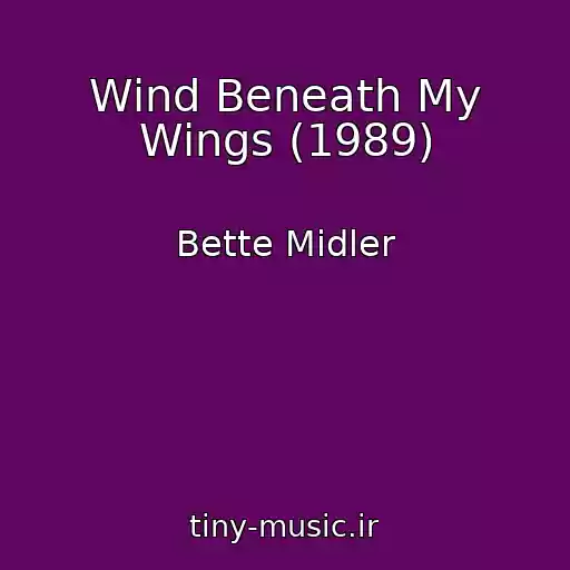 کاور آهنگ Wind Beneath My Wings (1989) از Bette Midler