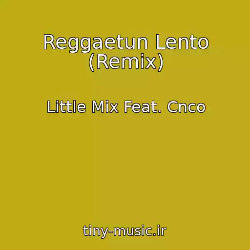 کاور آهنگ Reggaetun Lento (Remix) از Little Mix Feat. Cnco