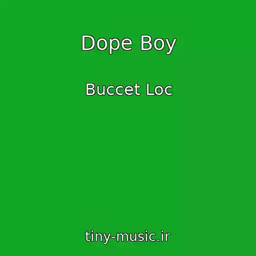 کاور آهنگ Dope Boy از Buccet Loc