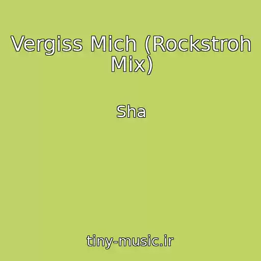 کاور آهنگ Vergiss Mich (Rockstroh Mix) از Sha