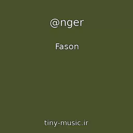 کاور آهنگ @nger از Fason