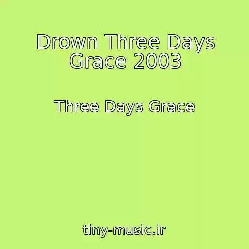 کاور آهنگ Drown Three Days Grace 2003 از Three Days Grace