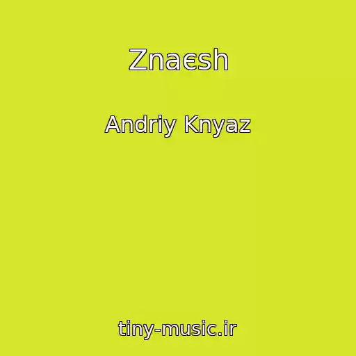 کاور آهنگ Znaєsh از Andrіy Knyaz
