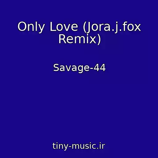 کاور آهنگ Only Love (Jora.j.fox Remix) از Savage-44