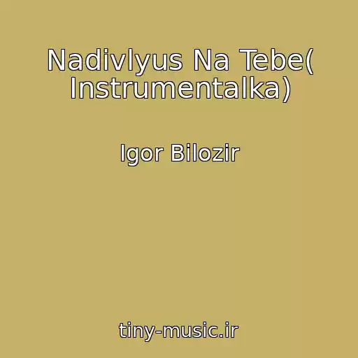 کاور آهنگ Nadivlyus Na Tebe( Іnstrumentalka) از Іgor Bіlozіr