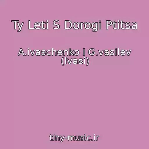 کاور آهنگ Ty Leti S Dorogi Ptitsa از A.ivaschenko I G.vasilev (Ivasi)