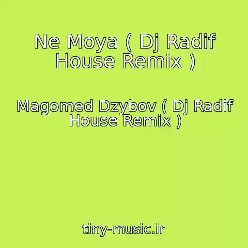 کاور آهنگ Ne Moya ( Dj Radif House Remix ) از Magomed Dzybov ( Dj Radif House Remix )
