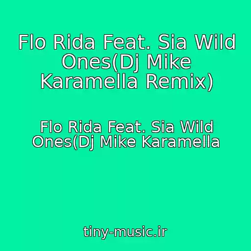 کاور آهنگ Flo Rida Feat. Sia Wild Ones(Dj Mike Karamella Remix) از Flo Rida Feat. Sia Wild Ones(Dj Mike Karamella