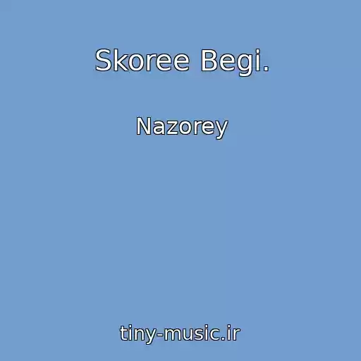 کاور آهنگ Skoree Begi. از Nazorey
