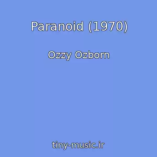 کاور آهنگ Paranoid (1970) از Ozzy Ozborn