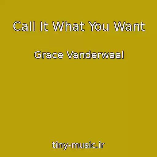 کاور آهنگ Call It What You Want از Grace Vanderwaal