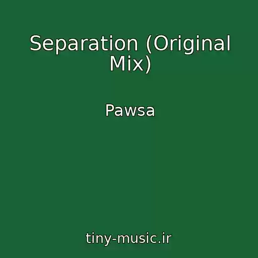 کاور آهنگ Separation (Original Mix) از Pawsa