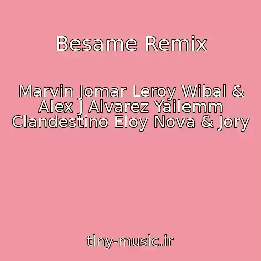 کاور آهنگ Besame Remix از Marvin Jomar Leroy Wibal & Alex J Alvarez Yailemm Clandestino Eloy Nova & Jory