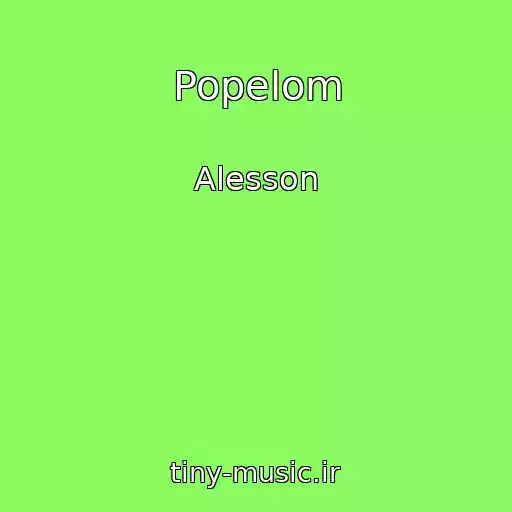 کاور آهنگ Popelom از Alesson