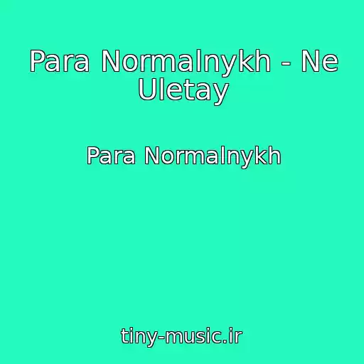 کاور آهنگ Para Normalnykh - Ne Uletay از Para Normalnykh