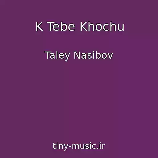 کاور آهنگ K Tebe Khochu از Taley Nasibov