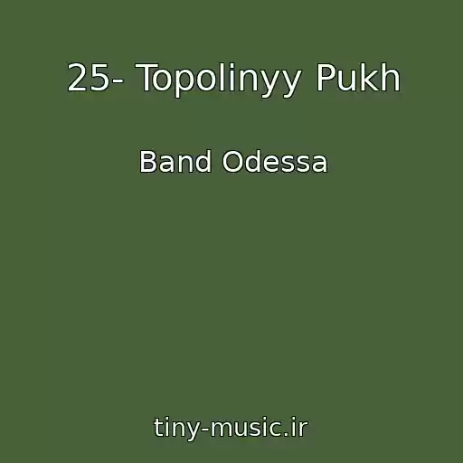 کاور آهنگ 25- Topolinyy Pukh از Band Odessa