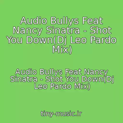 کاور آهنگ Audio Bullys Feat Nancy Sinatra - Shot You Down(Dj Leo Pardo Mix) از Audio Bullys Feat Nancy Sinatra - Shot You Down(Dj Leo Pardo Mix)