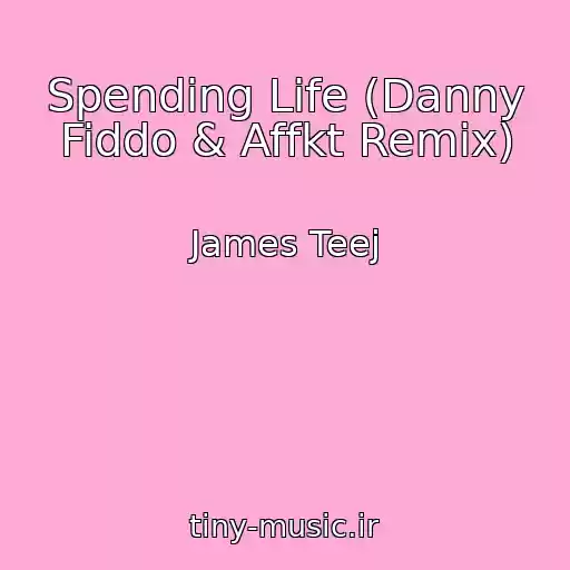 کاور آهنگ Spending Life (Danny Fiddo & Affkt Remix) از James Teej
