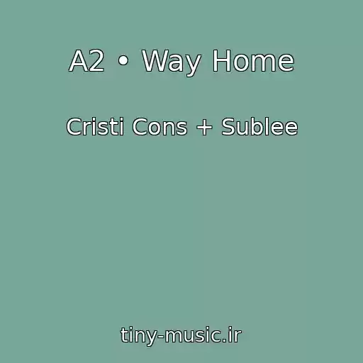 کاور آهنگ A2 • Way Home از Cristi Cons + Sublee
