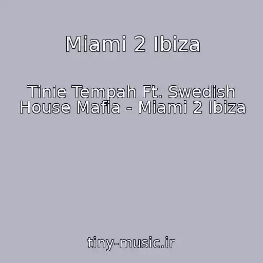 کاور آهنگ Miami 2 Ibiza از Tinie Tempah Ft. Swedish House Mafia - Miami 2 Ibiza